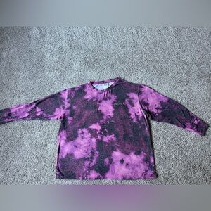 PINK Victoria's Secret Purple and Black Long Sleeve